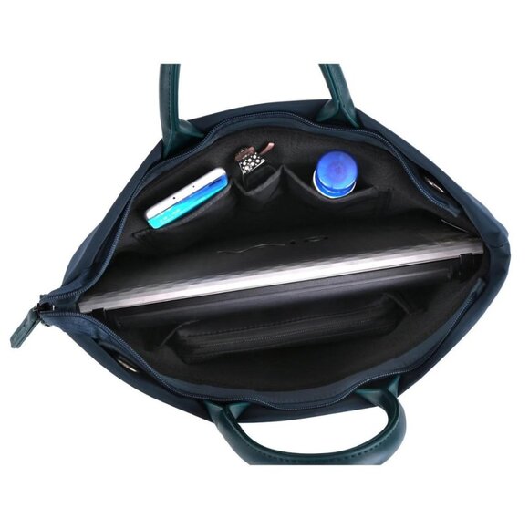 MONTANA WEST Navy 15" Waterproof Laptop Bag & Pouch NWT - Picture 3 of 9